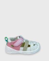 Sandalias Deportiva Combinada Rosa Detalle